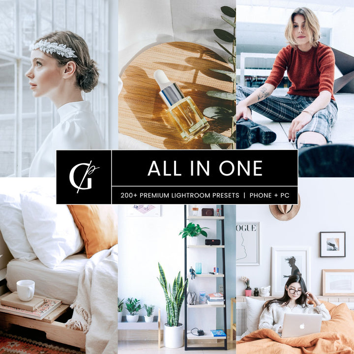 All in One 200+ Premium Lightroom Presets