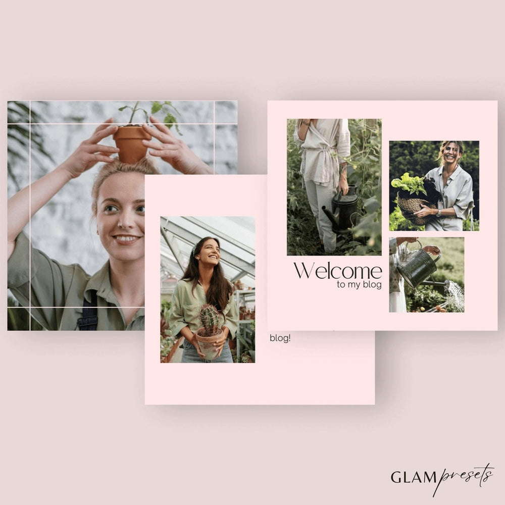 Minimalist Canva Template Glampresets 