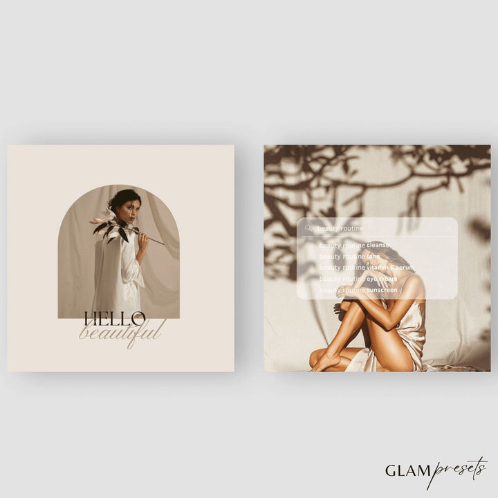 Aesthetic Canva Template Glampresets 