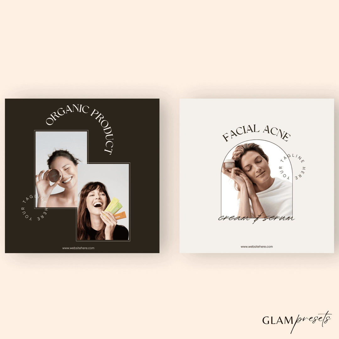 Glow Canva Template Glampresets 