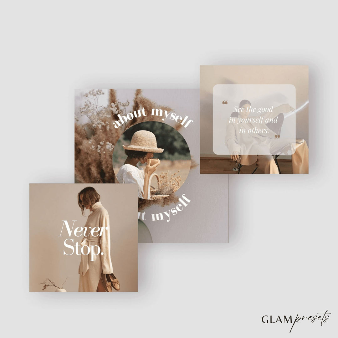 Lifestyle Canva Template Glampresets 