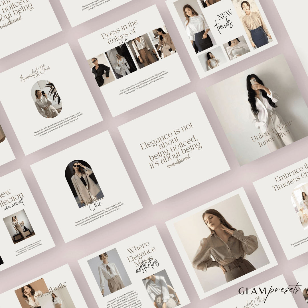 Moody Canva Template Glampresets 